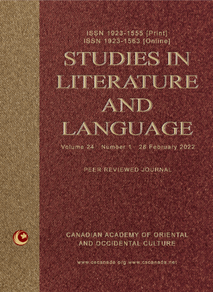Studies in Literature and Language